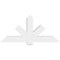 Ekena Millwork Kennewick Architectural Grade PVC Gable Bracket, 60"W x 27 1/2"H x 6"D x 6"F, 11/12 Pitch GBP060X28X0606KEN00 - alternate 3